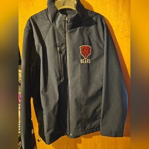 Chicago Bears Navy Blue Full Zip Jacket